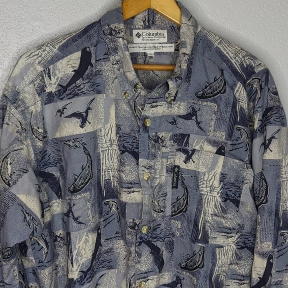 Columbia deep sea fishing button up shirt - Picture 5 of 11